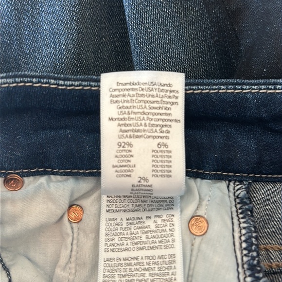 MOTHER Hight Waist Looker Ankle Fray in Night Owl - Skinny - Size 25 - Picture 13 of 17